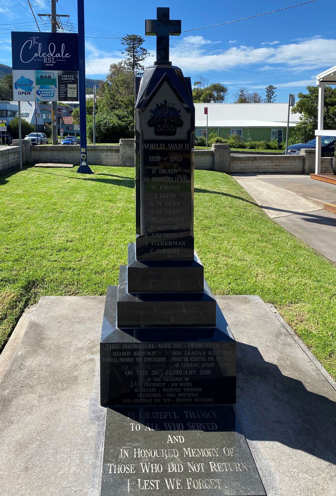 Coledale First and Second World Wars Memorial