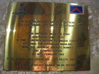 14 and 2 Anti Aircraft Batteries Memorial, The Garrison Church - Main image