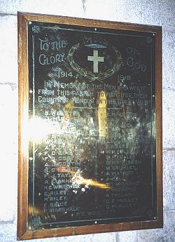 All Saints' Anglican Church Great War Honour Roll, Bodalla photo 1