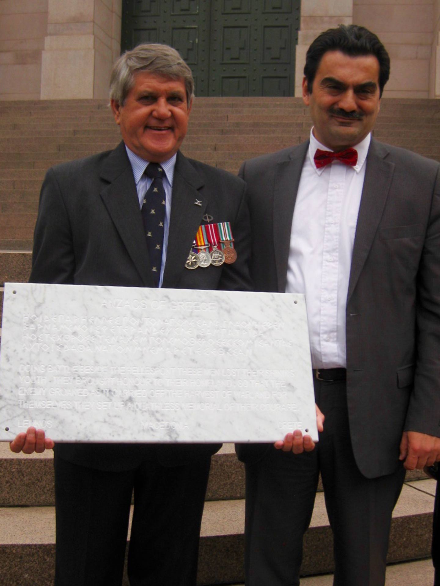 Anzacs of Greece Memorial Plaque, Kyogle photo 1