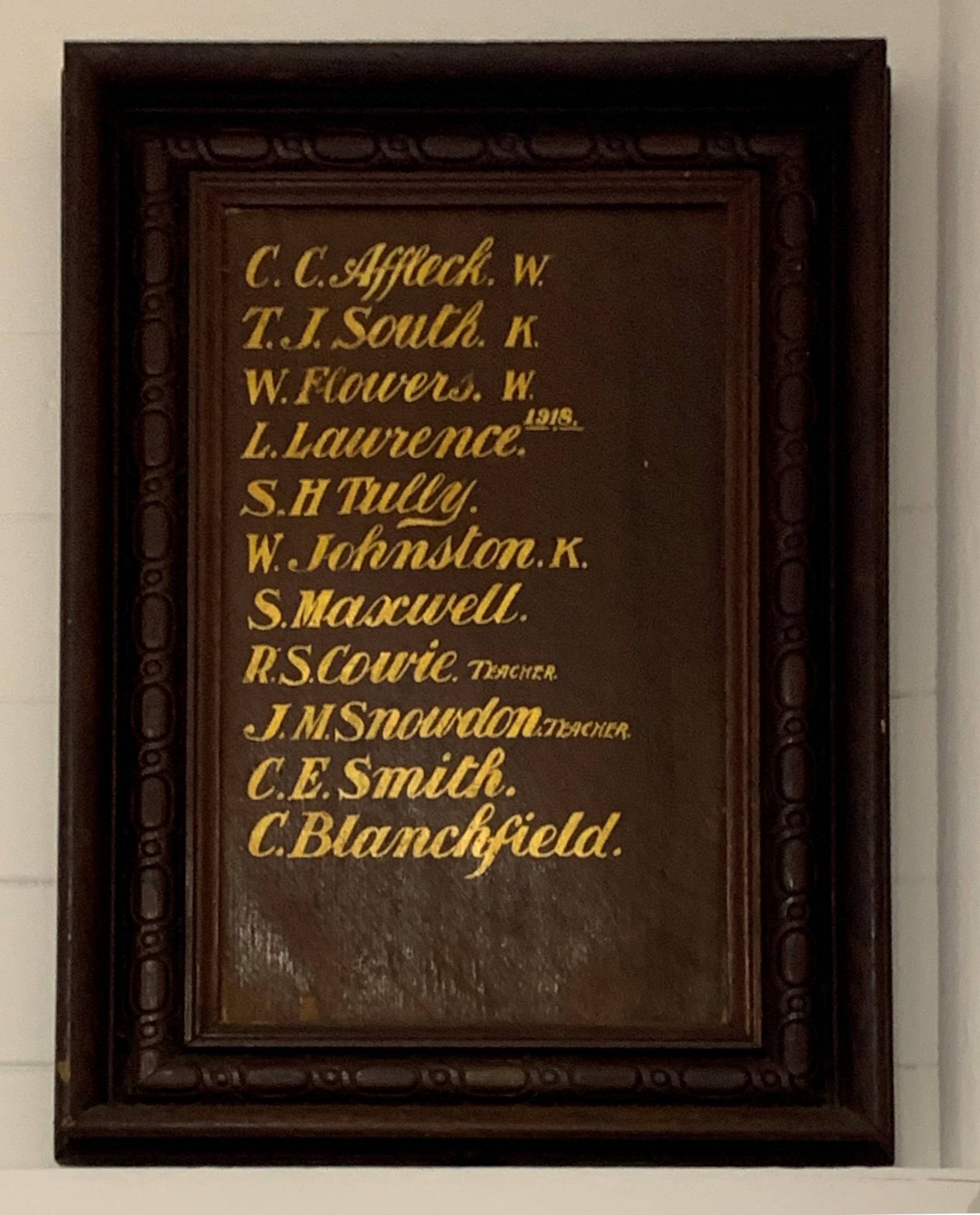Bangalow M.U.I.O.O.F. No. 212 First World War Honor Roll photo 1