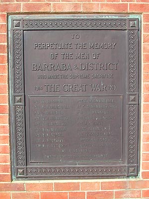 Barraba and District War Memorial Clock Tower photo 1