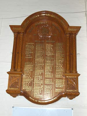 Bega District School First World War Roll of Honor photo 1