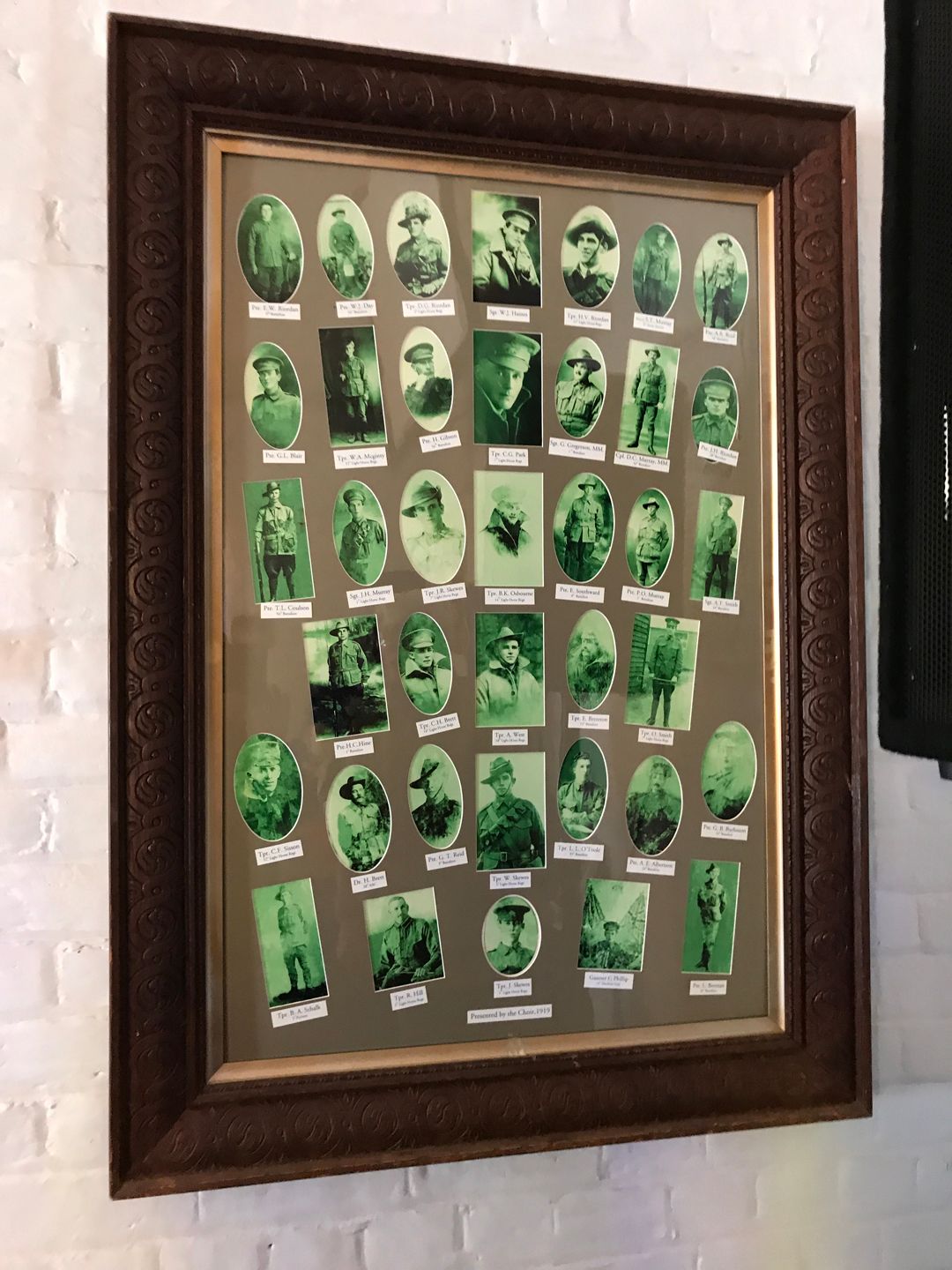 Bendemeer Presbyterian Church First World War Roll of Honour photo 1