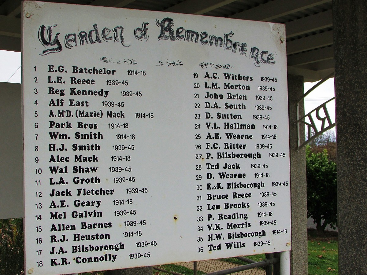 Bingara Returned Servicemen's Memorial Park Garden of Remembrance photo 1
