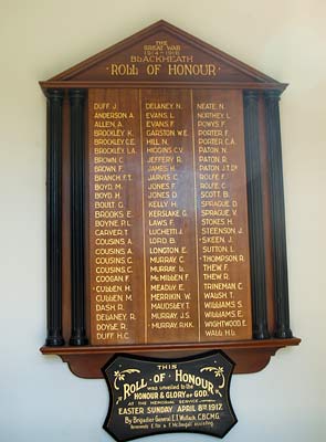 Blackheath Great War Roll of Honour photo 1