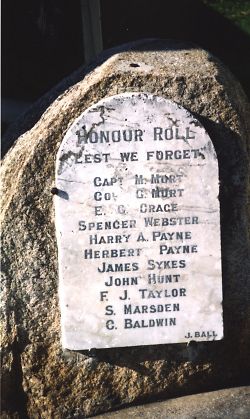 Bodalla First World War War Honour Roll photo 1