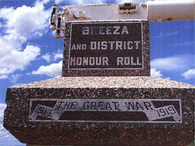 Breeza War Memorial photo 1