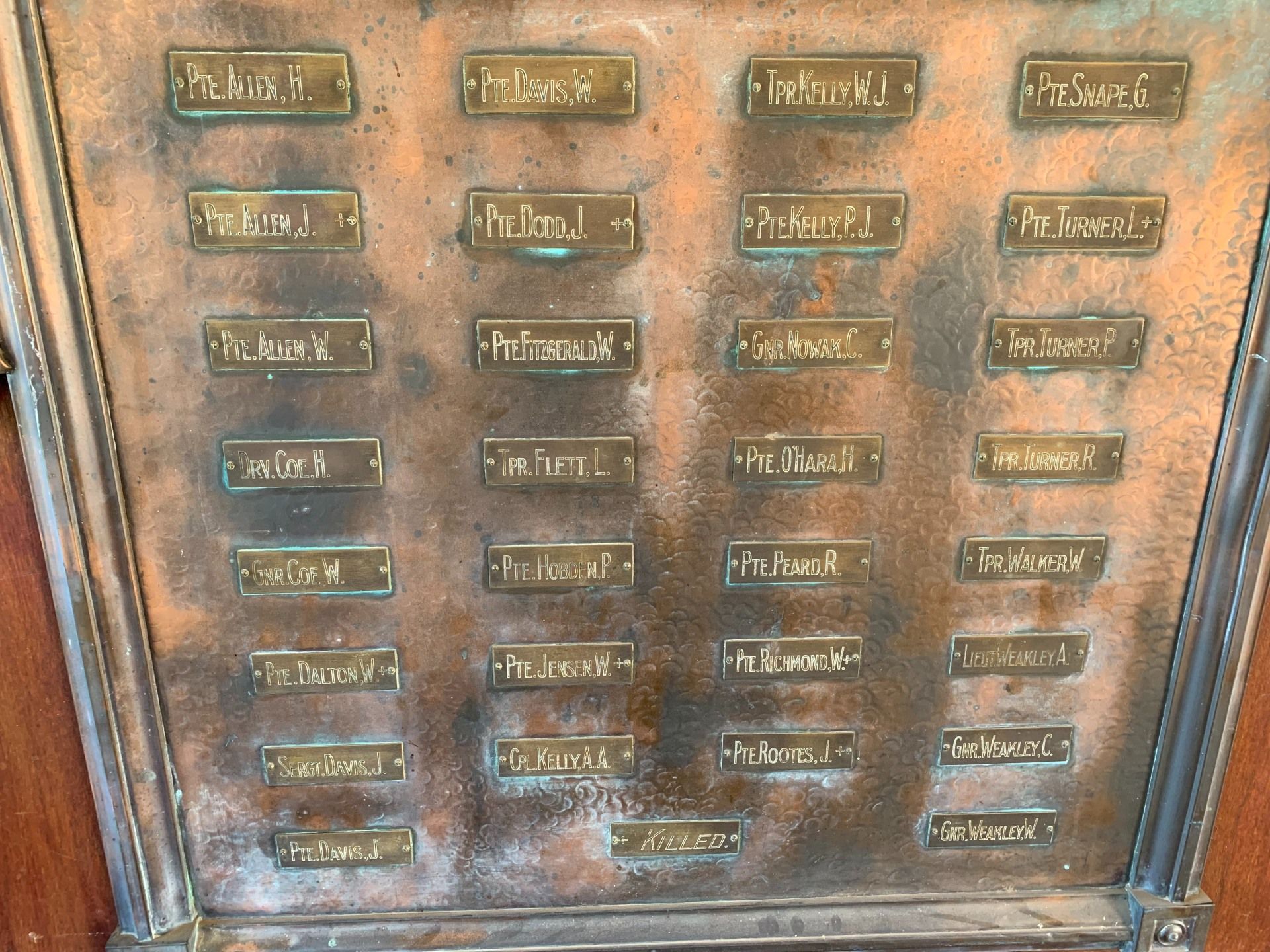 Carroll and District First World War Roll of Honor photo 1