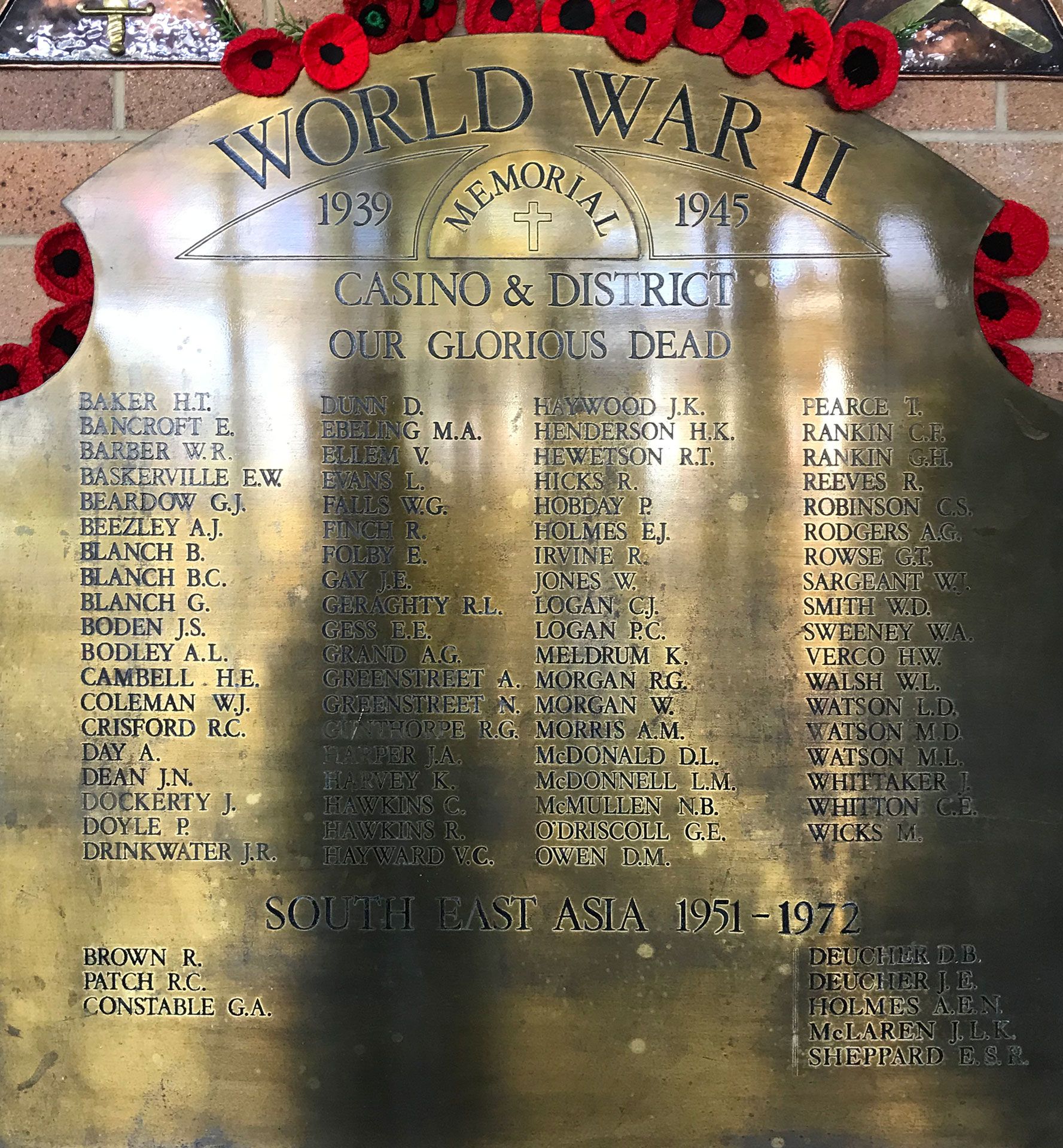 Casino and District Memorial Hospital Sculpture and Honour Roll photo 1