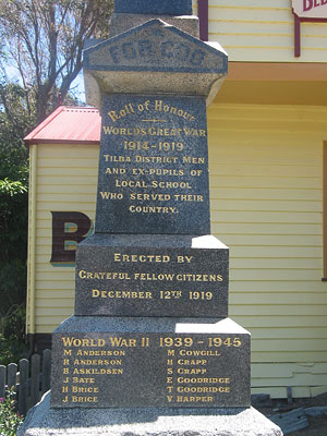 Central Tilba First and Second World Wars Memorial photo 1