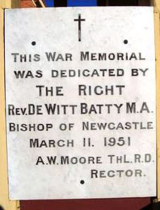 Christ Church Second World War Memorial Gate, Dungog photo 1