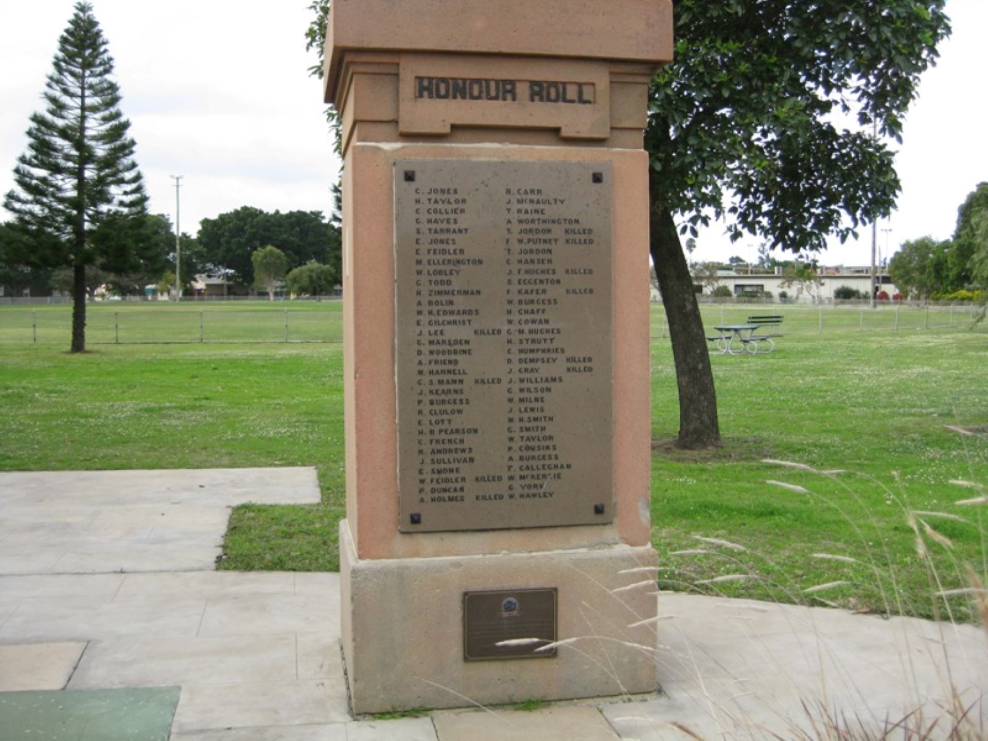 Connolly Park First World War Memorial Gates photo 1