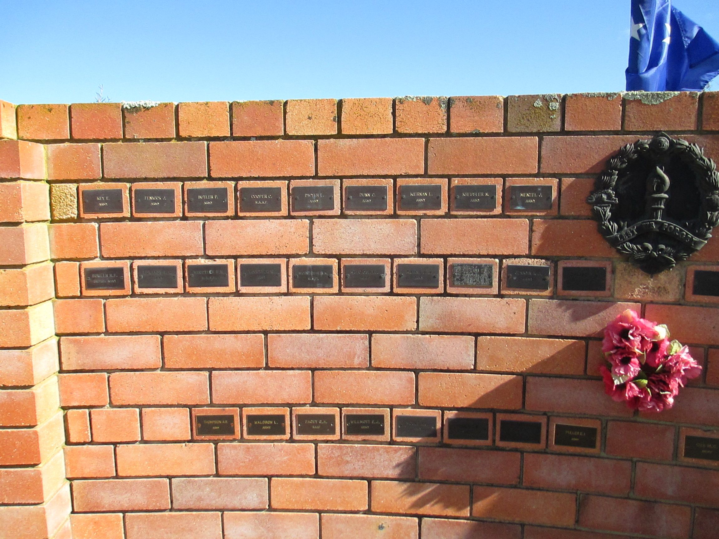 Deepwater Cemetery War Memorial Wall photo 1