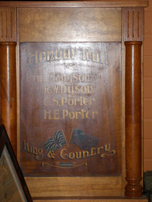 Dungay Creek School First World War Honour Roll photo 1