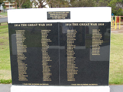 Eden War Memorial photo 1