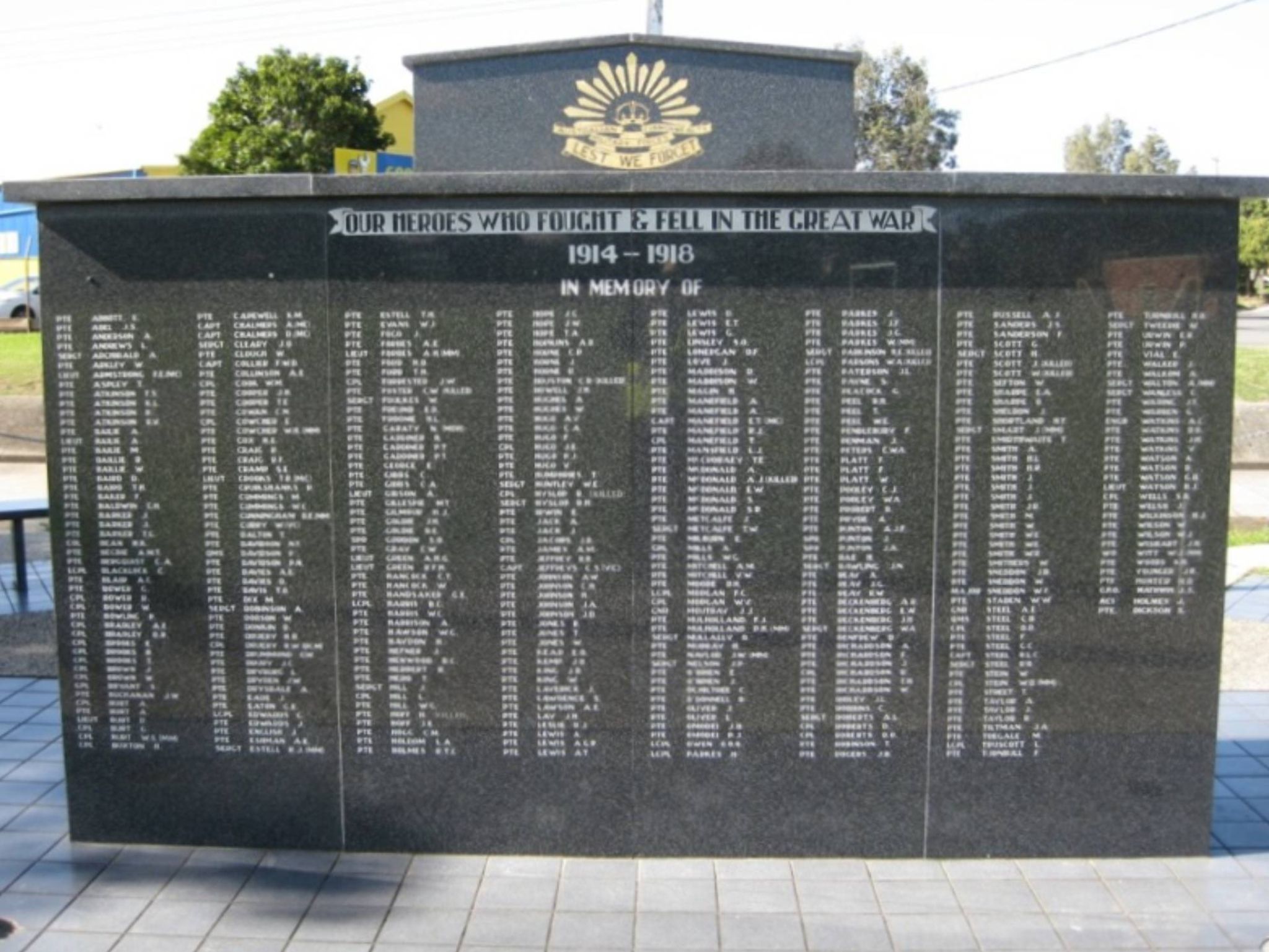 Federal Park Wallsend War Memorial photo 1