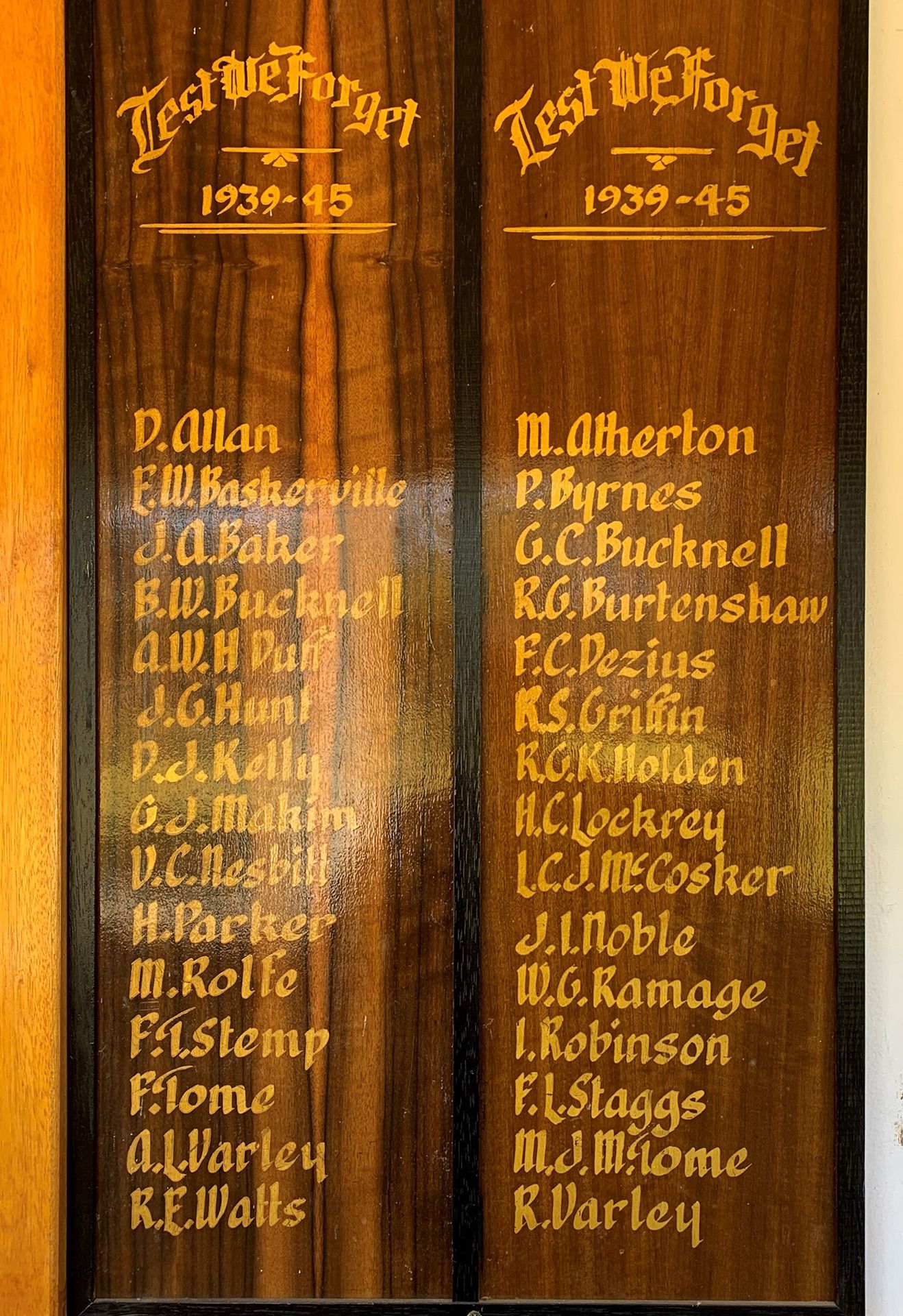 Flanders House Second World War Honour Rolls, Inverell photo 1