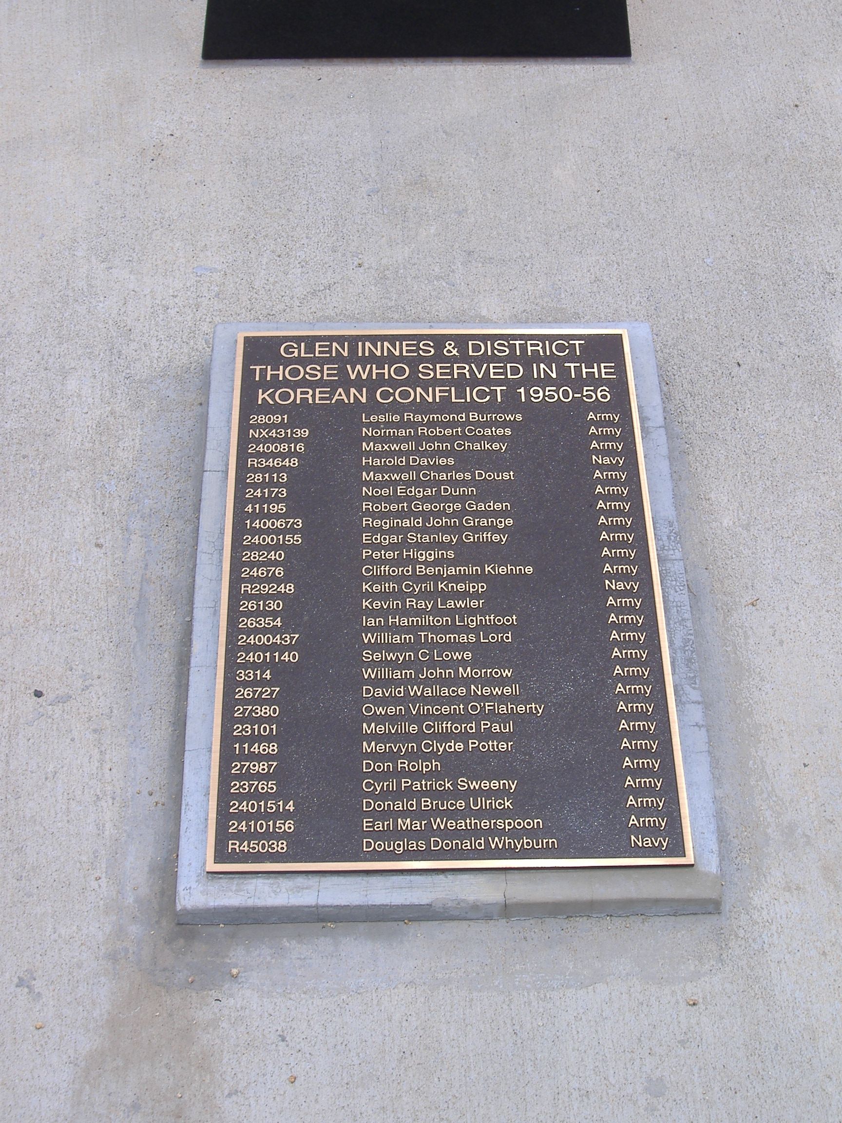 Glen Innes Anzac Park Korean War Memorial photo 1