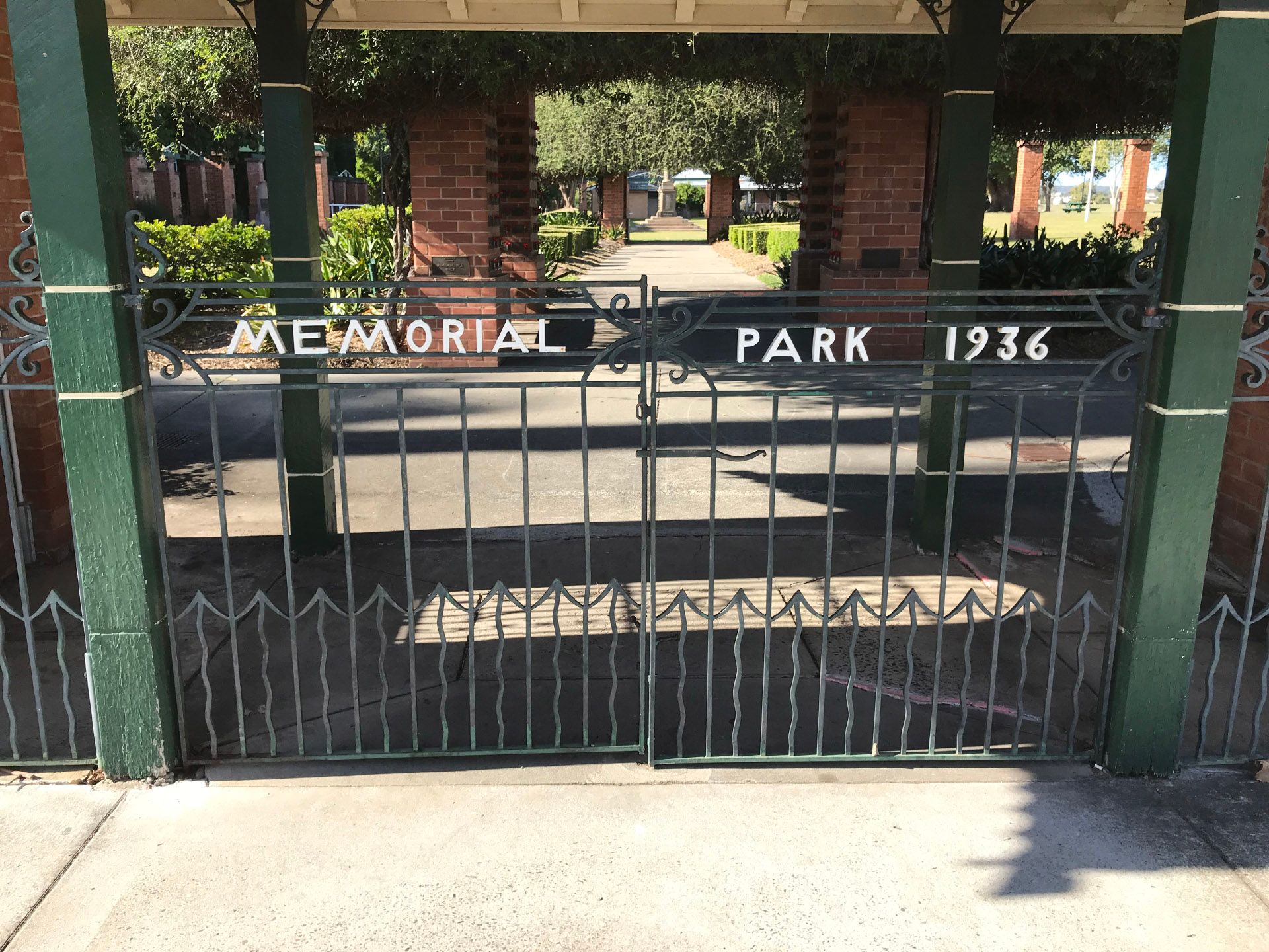Grafton Memorial Park Gates photo 1