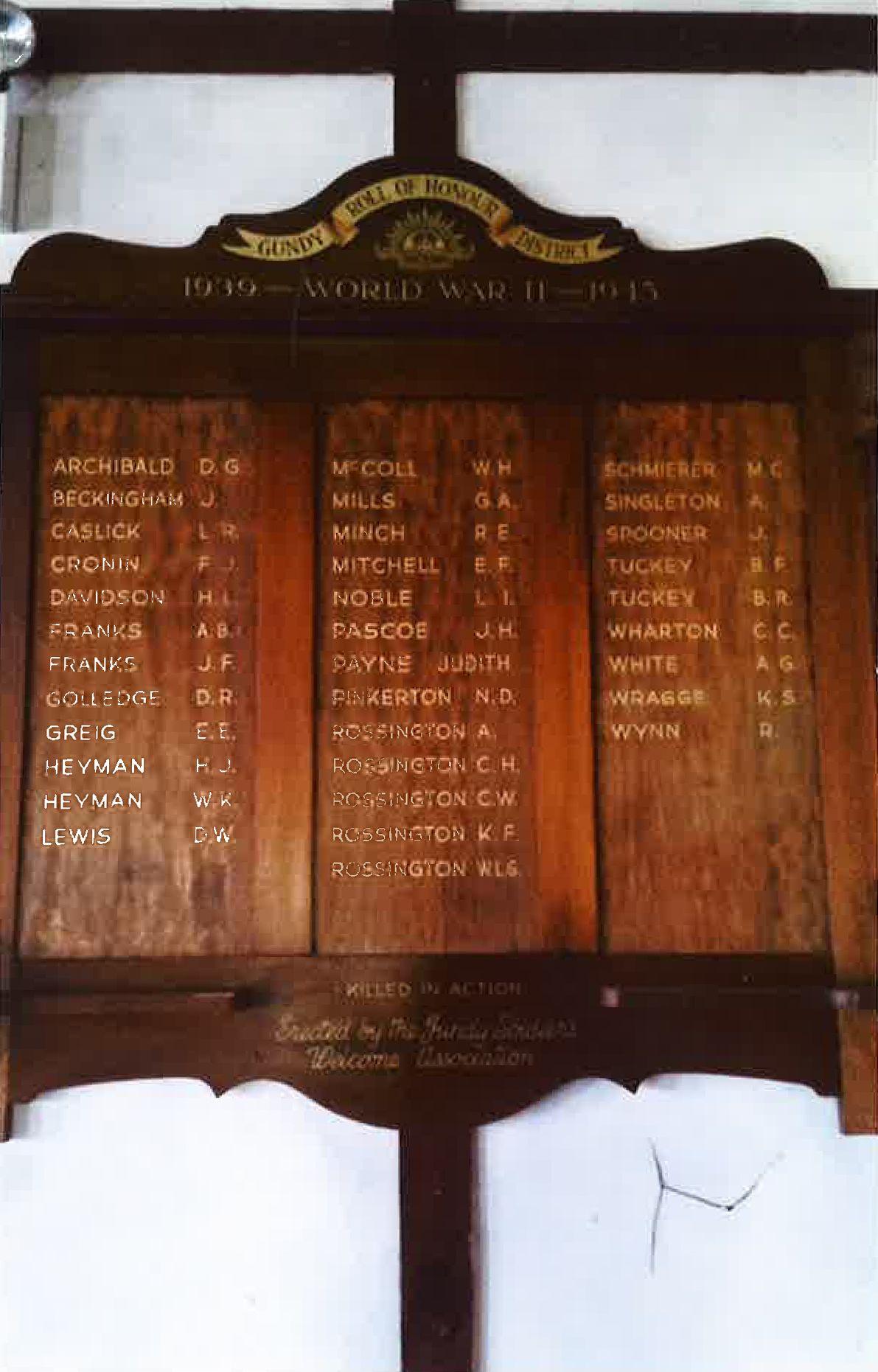 Gundy Soldiers Memorial Hall and Honour Rolls photo 1