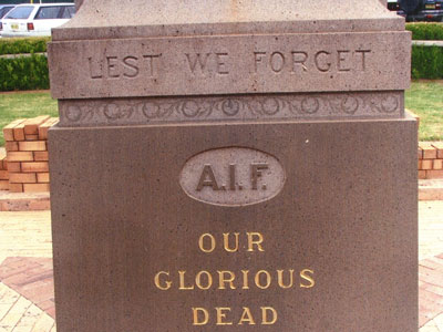 Gunnedah Cenotaph photo 1