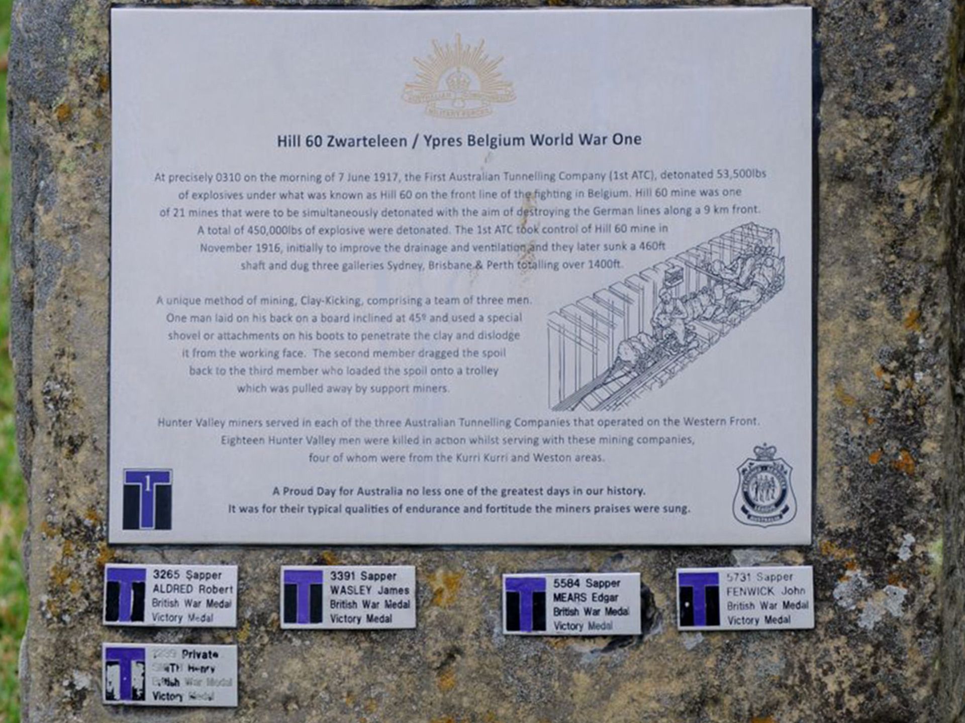 Hill 60 First World War Memorial, Kurri Kurri photo 1