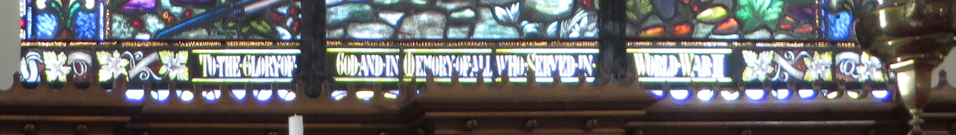 Holy Trinity Church Second World War Memorial Window, Glen Innes photo 1