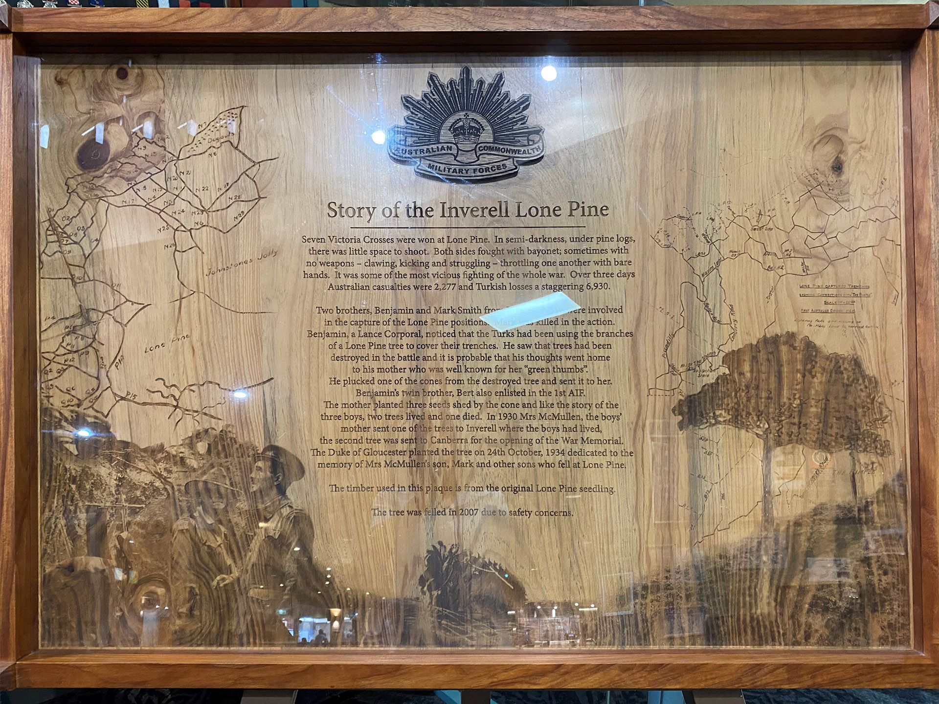 Inverell R.S.M. Club Lone Pine Story Board photo 1