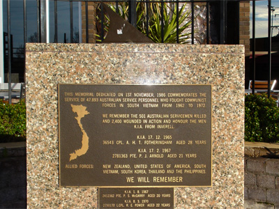 Inverell Vietnam Memorial photo 1