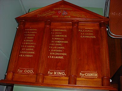 Invergordon First World War Honour Roll photo 1