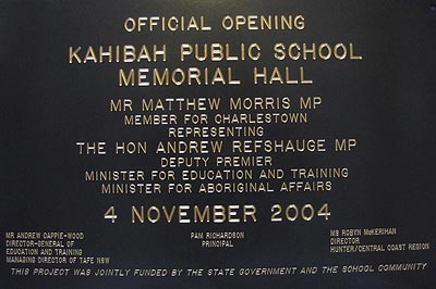 Kahibah Public School Memorial Hall photo 1