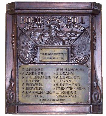 Llangothlin and District First World War Honor Roll photo 1