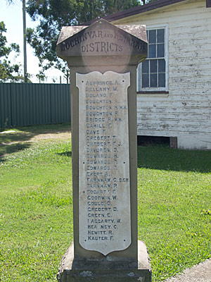 Lochinvar and Keinbah Districts First World War Memorial photo 1