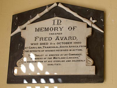 Maitland Town Hall Boer War Memorial photo 1