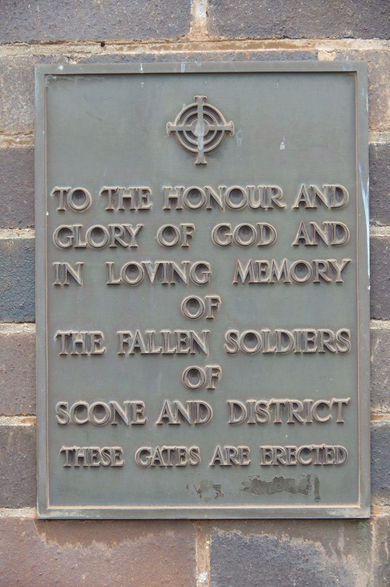 Mary Queen of Peace Scone Church First World War Memorial Gates photo 1