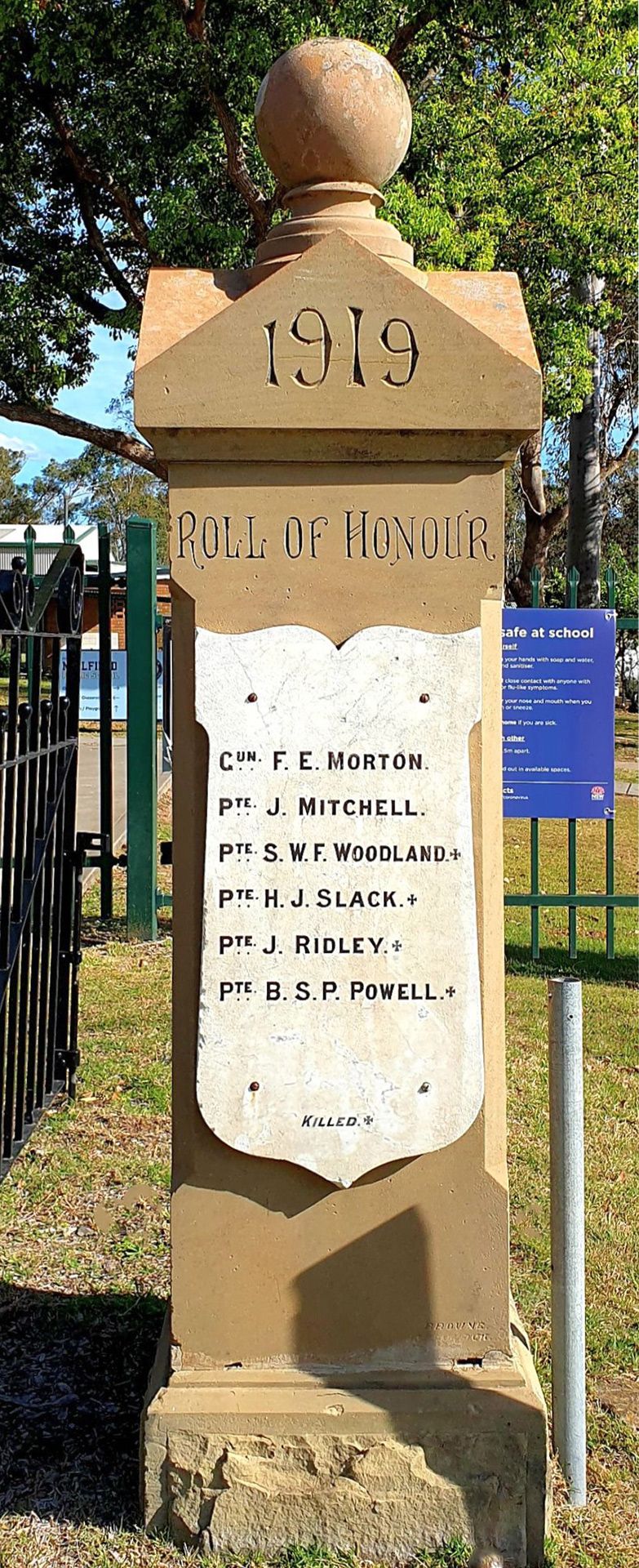Millfield and Sweetman's Creek Memorial Gates photo 1