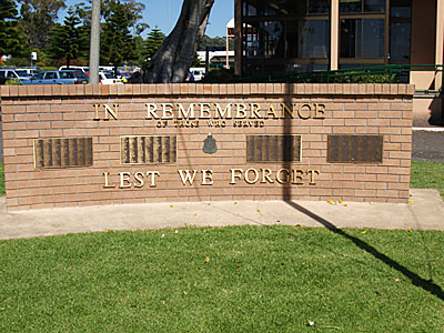 Milton Ulladulla Second World War Memorial Wall photo 1