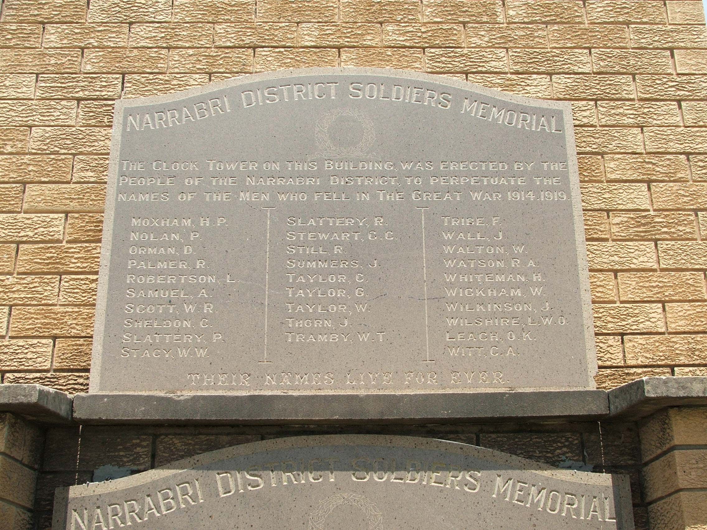 Narrabri and District Soldiers' Memorial photo 1