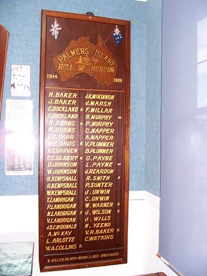 Palmers Island First and Second World War Rolls of Honour photo 1