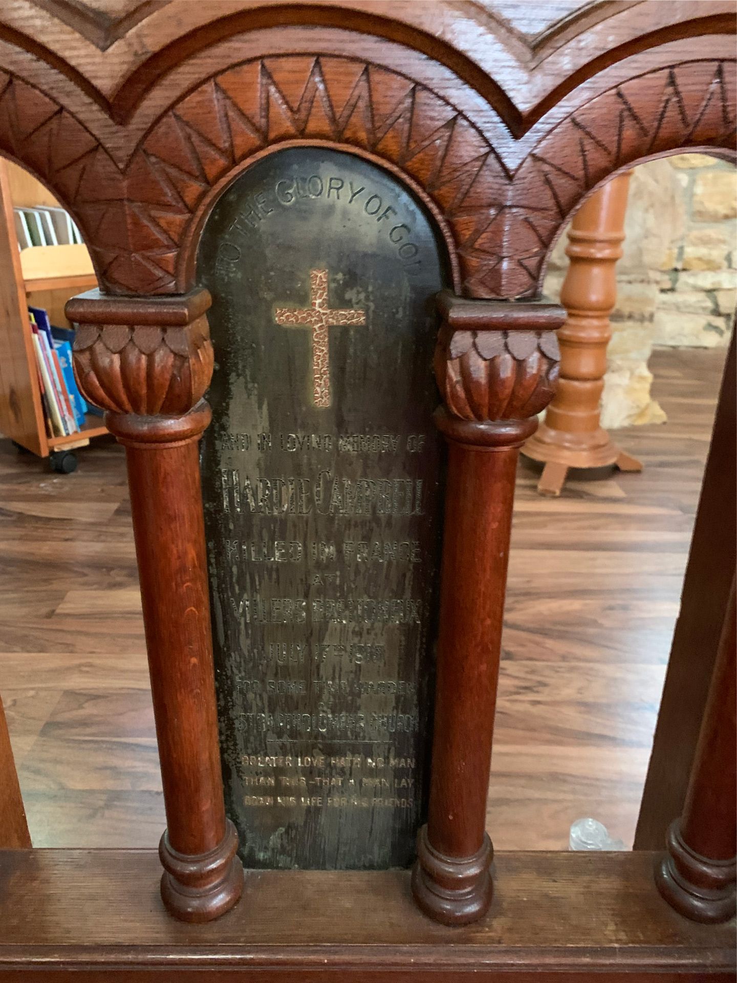 Private Hardie Campbell Memorial Desk, Alstonville photo 1
