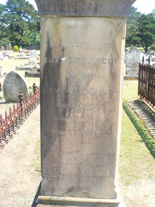 Pte Robert Weir Memorial photo 1