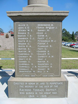 Raymond Terrace War Memorial photo 1
