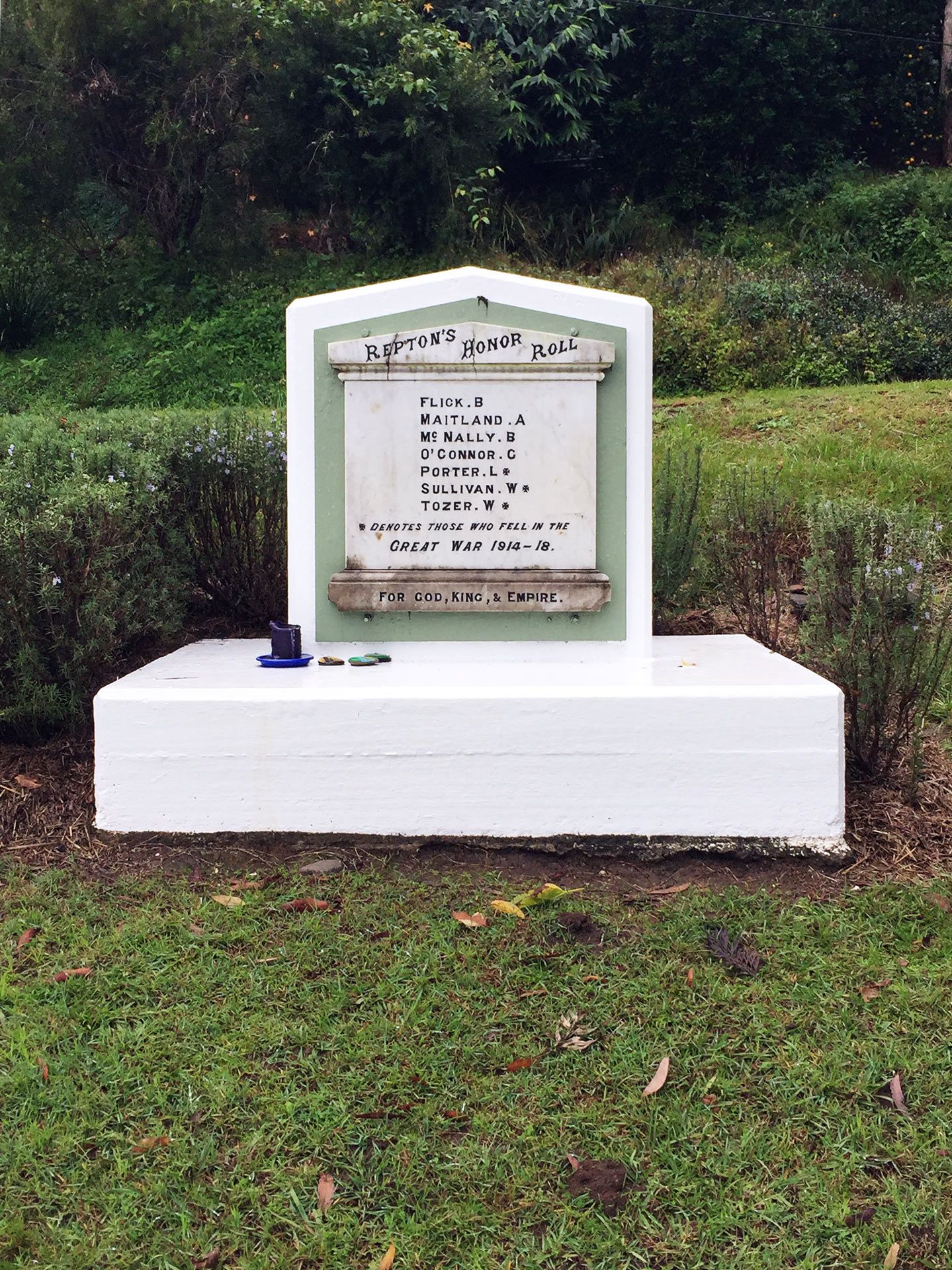 Repton Great War Honor Roll photo 1