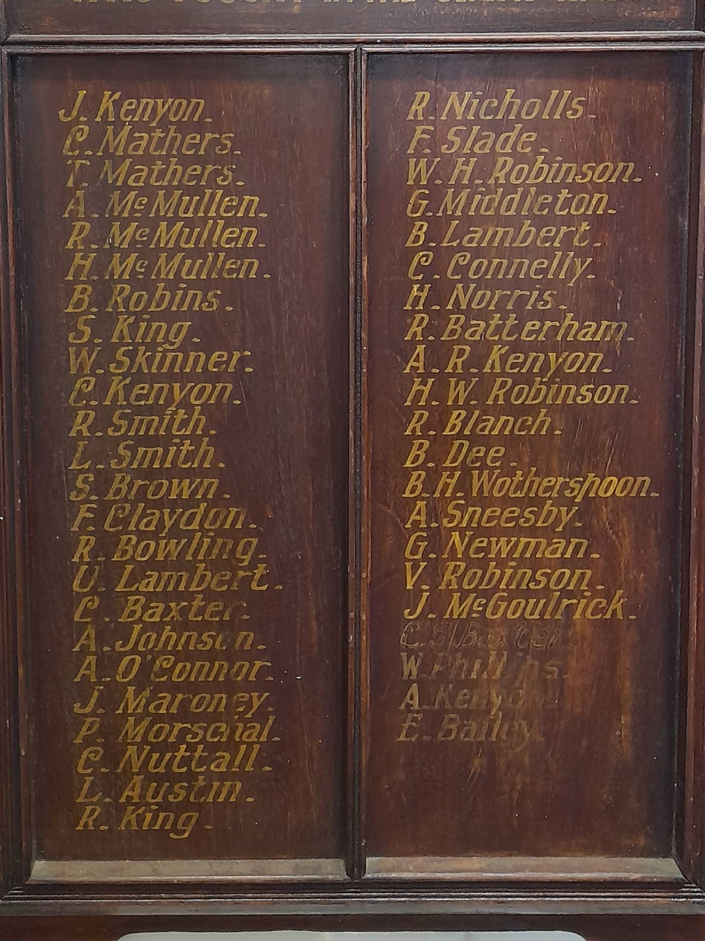 Rous Public School Great War Roll of Honor photo 1