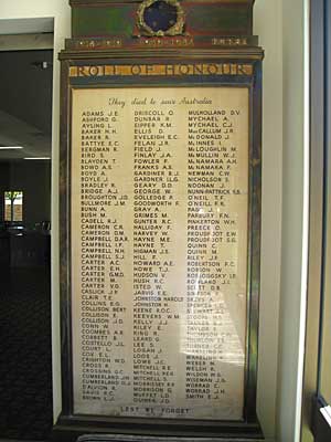 Scone RSL Club Roll of Honour photo 1