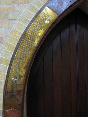 St. Luke's Anglican Church Great War Honour Roll, Scone photo 1