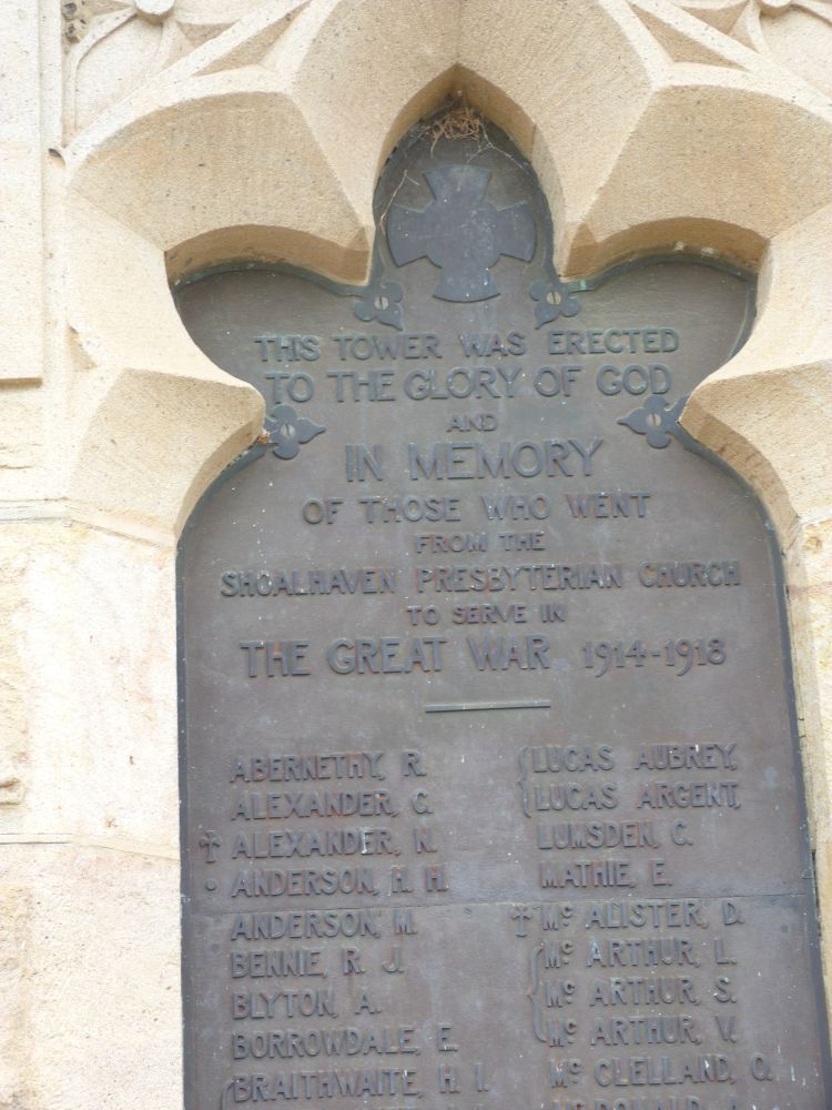 St Andrew's Presbyterian Church Great War Memorial Tower, Nowra photo 1