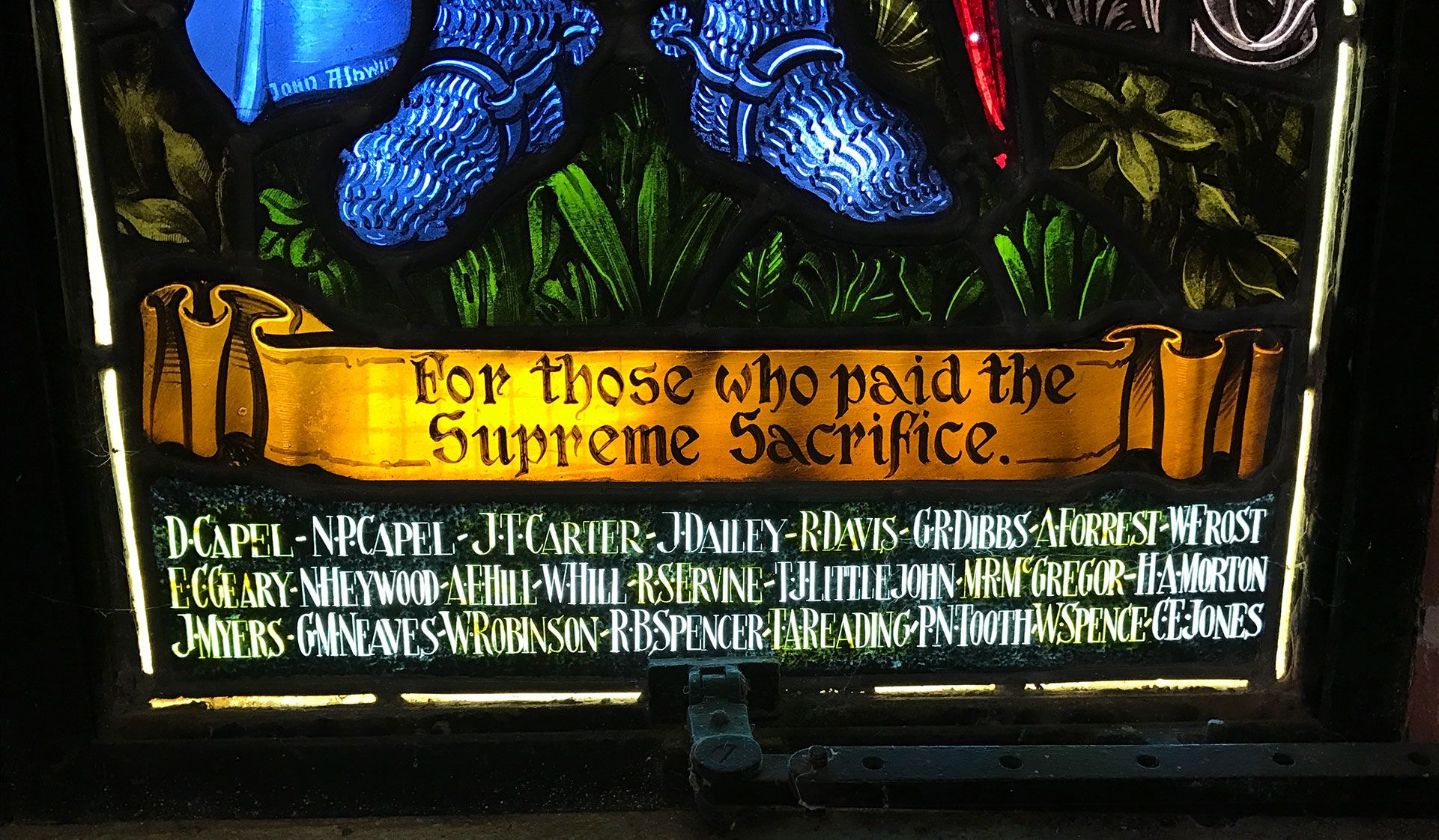 St Laurence's Anglican Church Second World War Memorial Window, Barraba photo 1