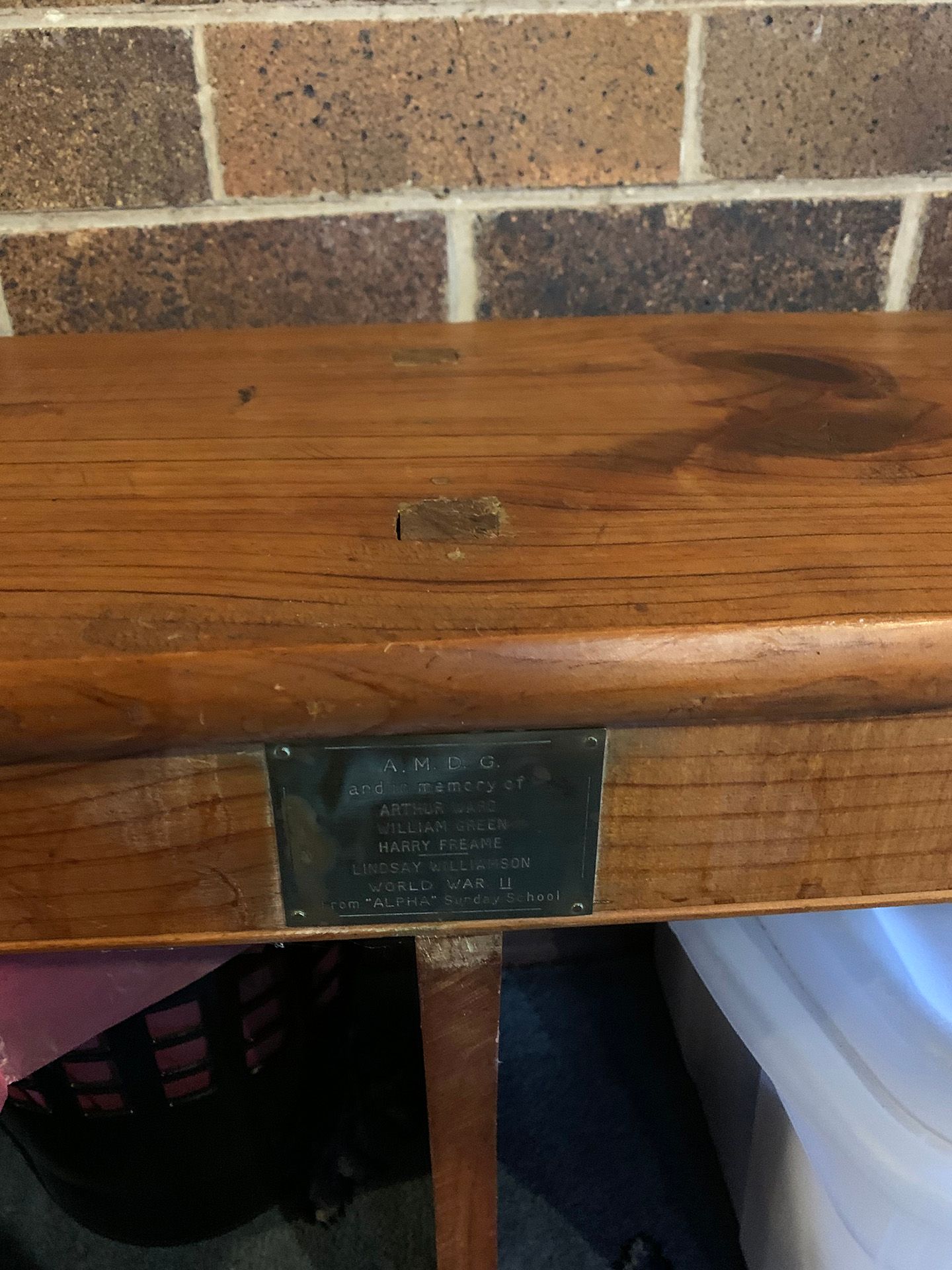 St Mark's Anglican Church Second World War Memorial Benches and Honour Roll, Kentucky photo 1